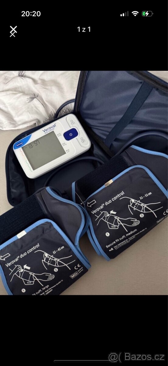 Tlakomer Veroval duo control novy