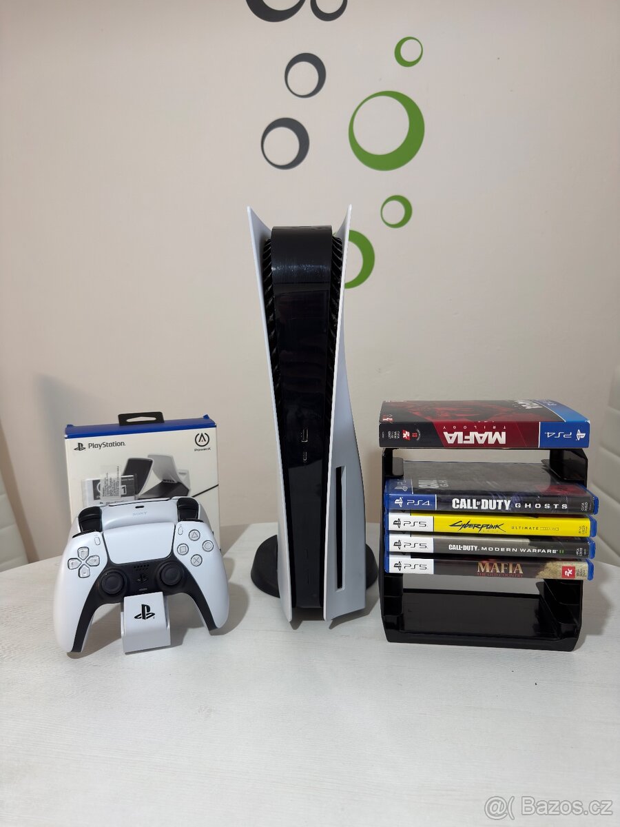 PlayStation 5 s mechanikou + 1 ovladač