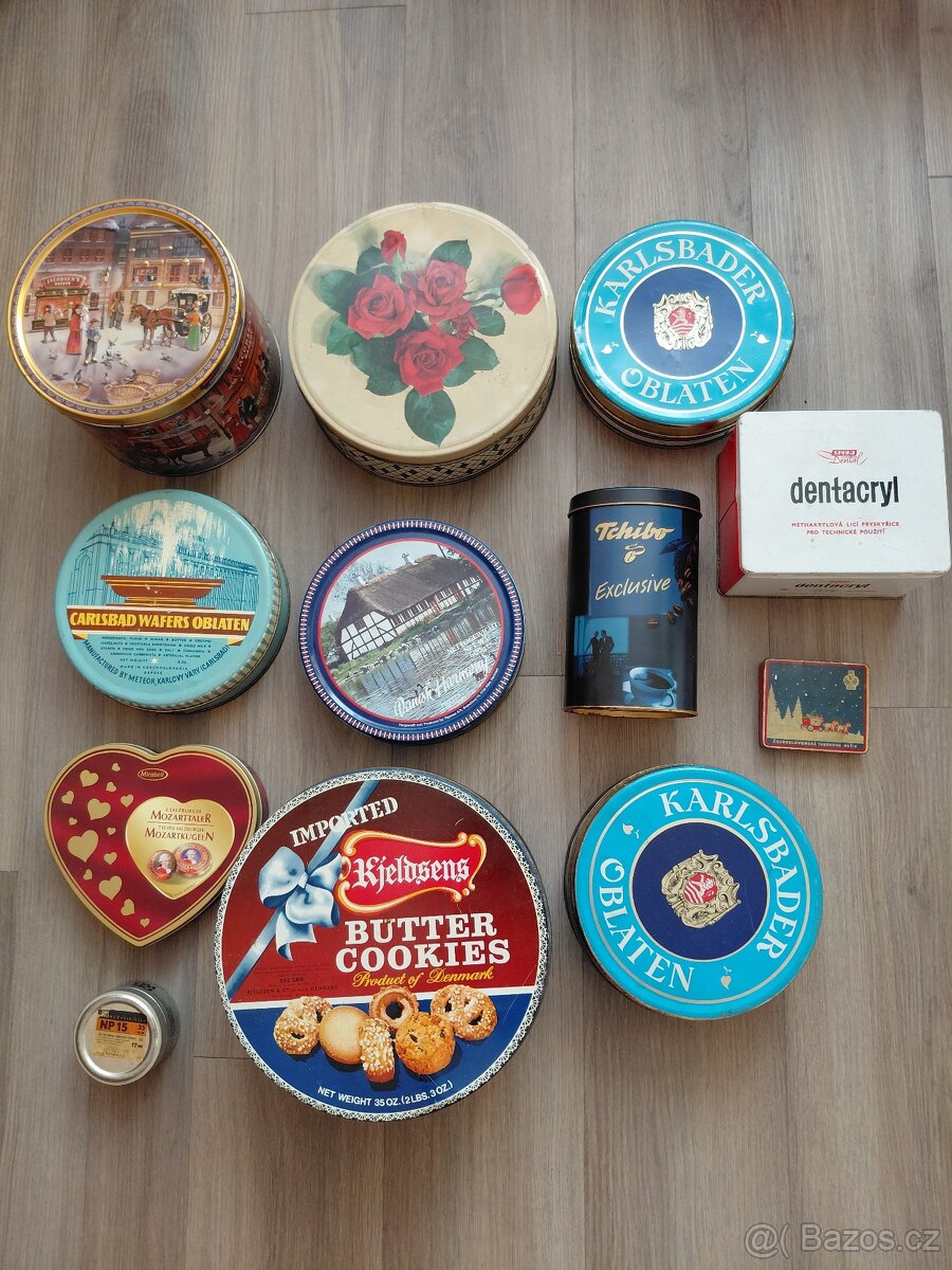 Retro plechovky