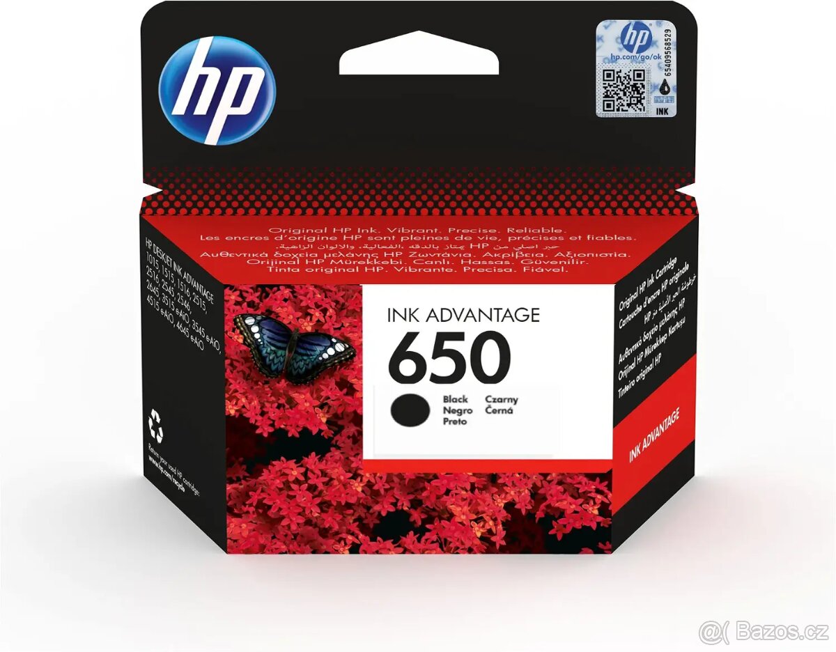 Barva do tiskárny HP CZ101AE c. 650 černá