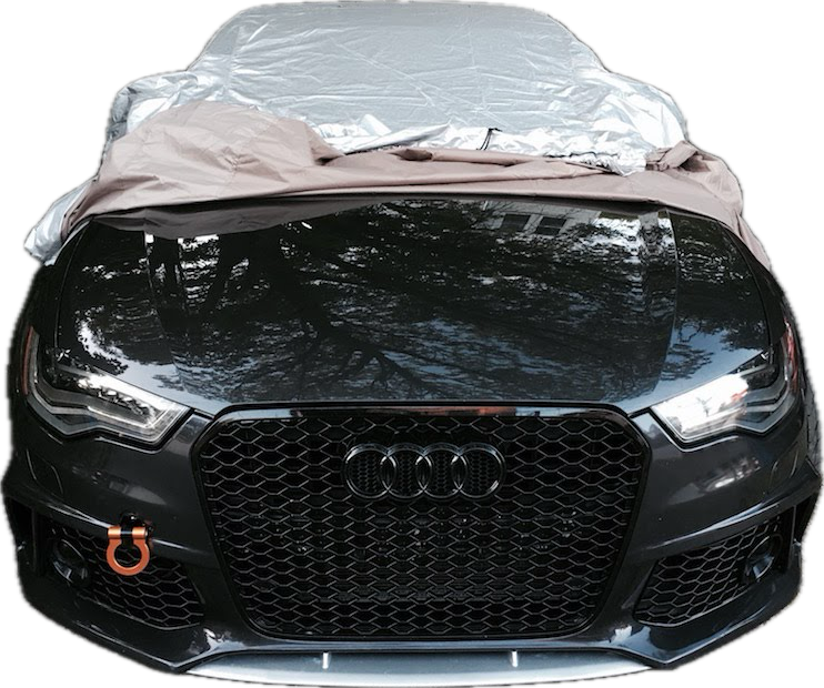 Černé, Chromové logo na vozy Audi
