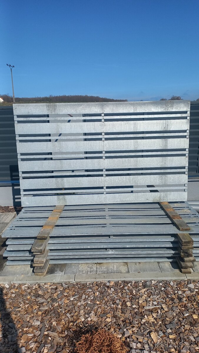Zinkované plotové panely