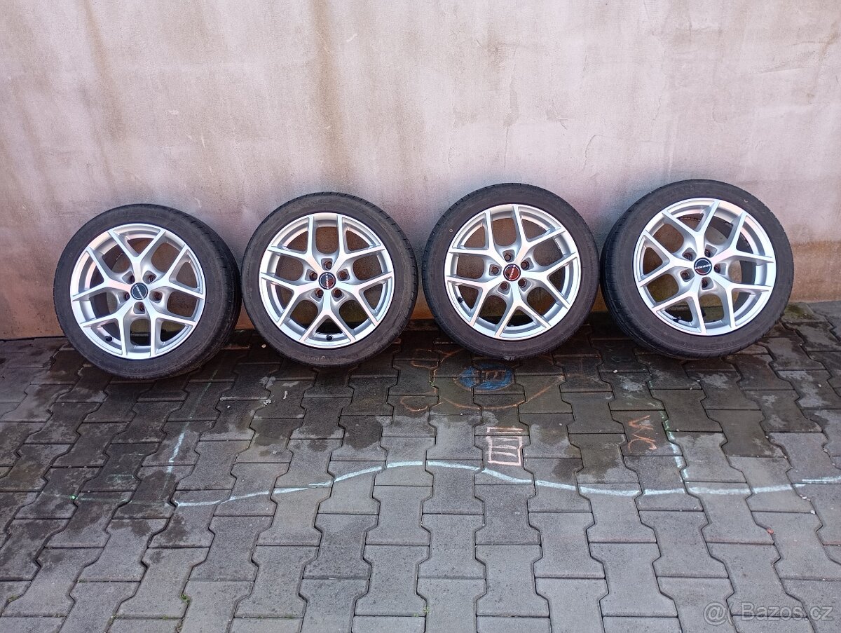 ALU disky s pneu Škoda fabia I RS