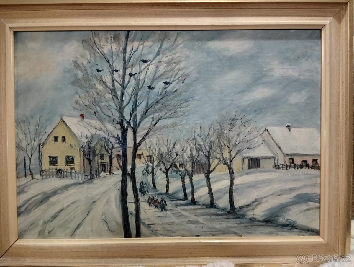 Signovany obraz od J.Berana