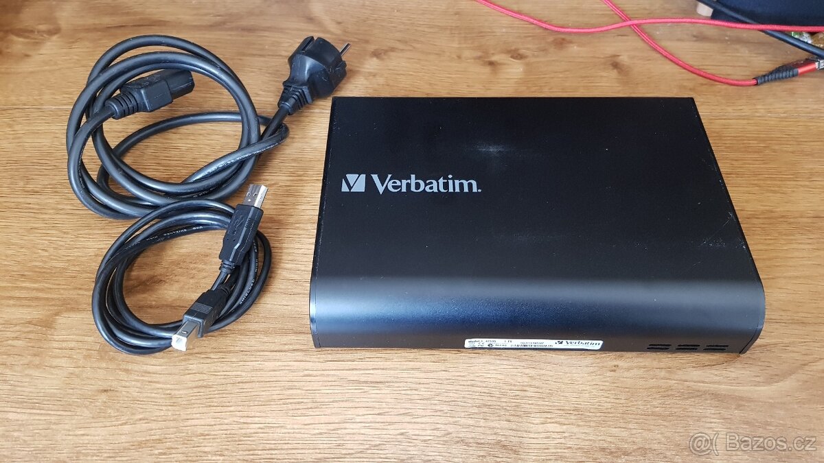 Externí 3.5" HDD Verbatim 1TB do 50km dovoz zdarma