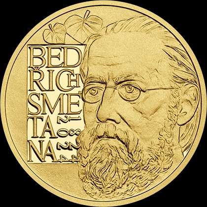 Zlatý Dukát Bedřich Smetana 2024 Proof, emise 200 kusů