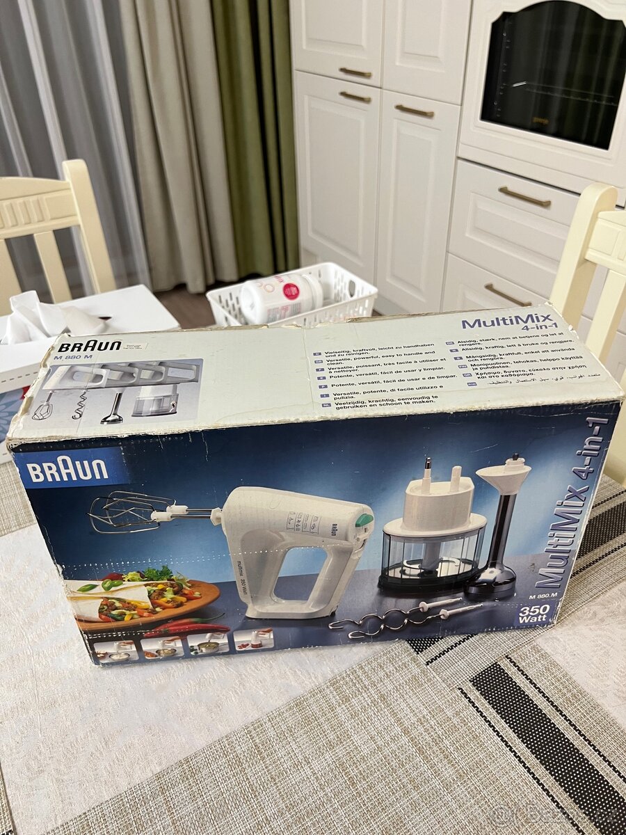 Ruční mixér Braun MultiMix 4-in-1 – kompletní sada 350 W