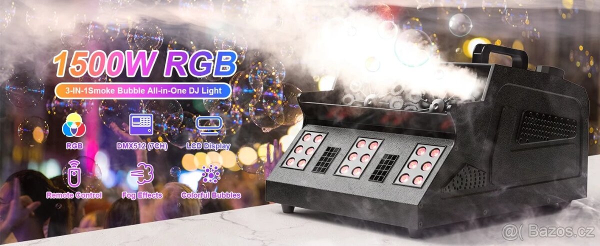 Profi Bublinkovac s RGB podsvícením