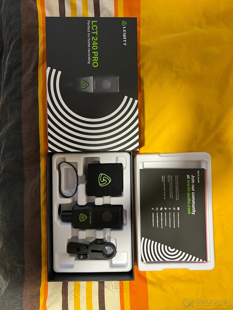 Mikrofon Lewitt LCT 240 PRO + zvuková karta M-Audio