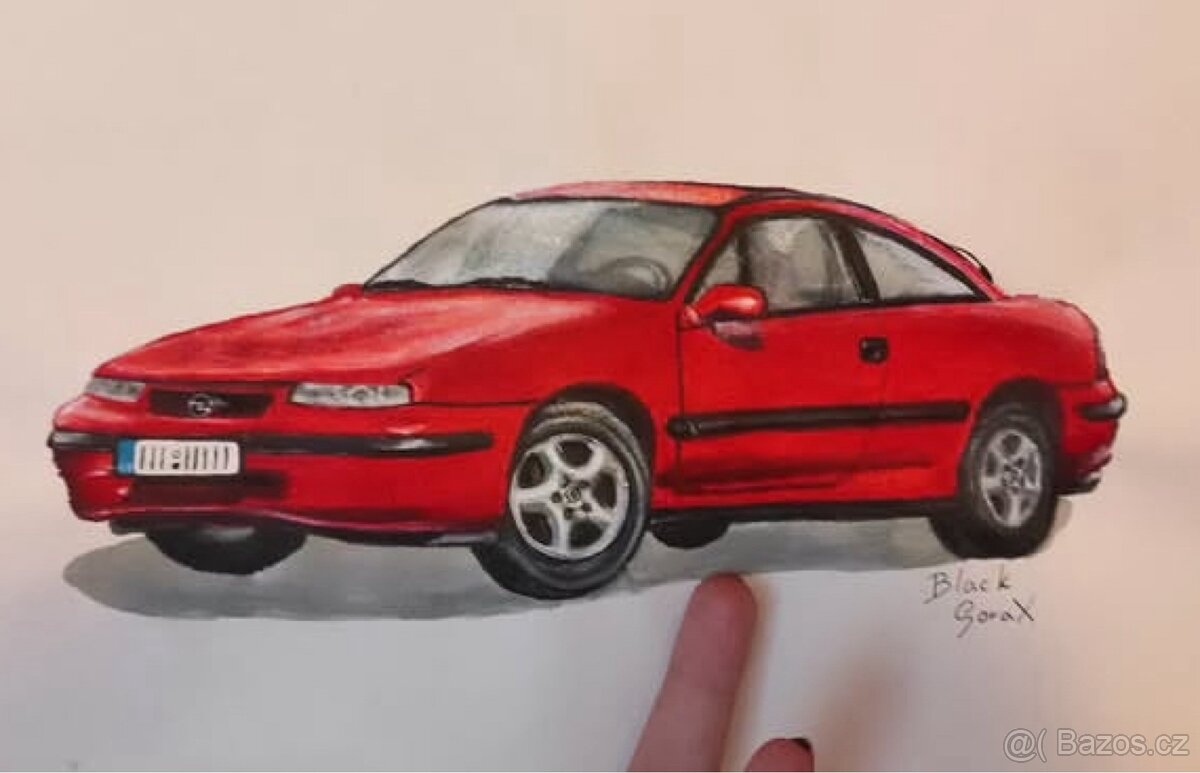 Kresba Opel Calibra