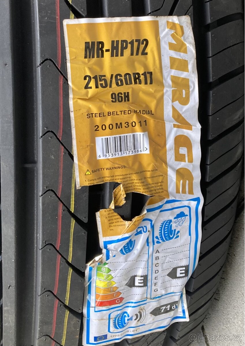 pneu Mirage 215/60 R17 MR-HP172 [96] H letni