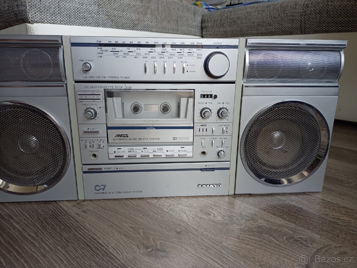 Sanyo C7s, radiomagnetofon Japan