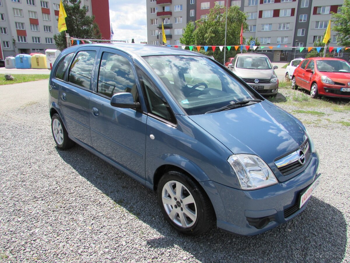 Opel Meriva 1.6i 77kW, 1.majitel, serviska, nová STK