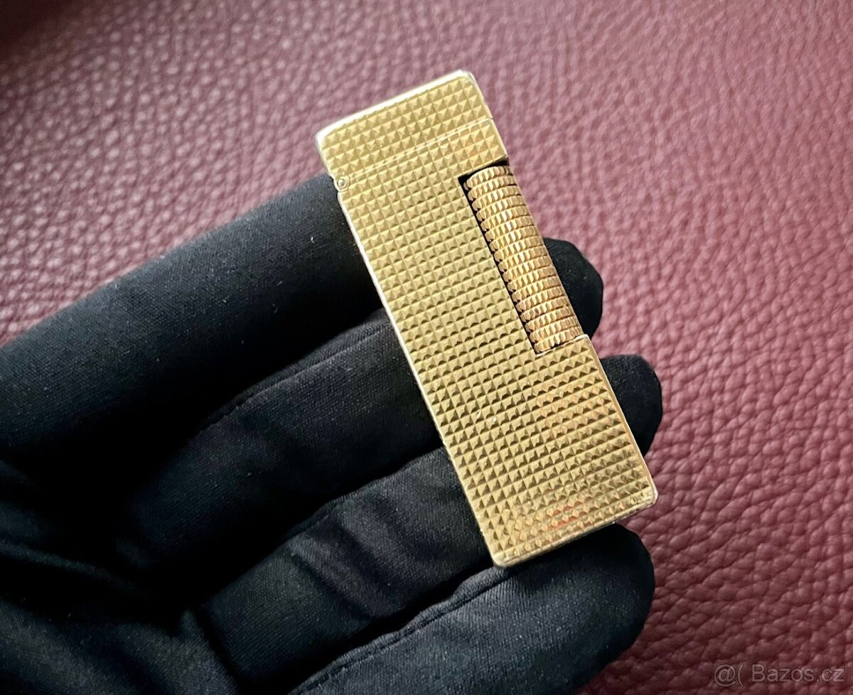 🔥 Dunhill Rollagas Zapalovač 60' léta, vzor Diamond 🇨🇭