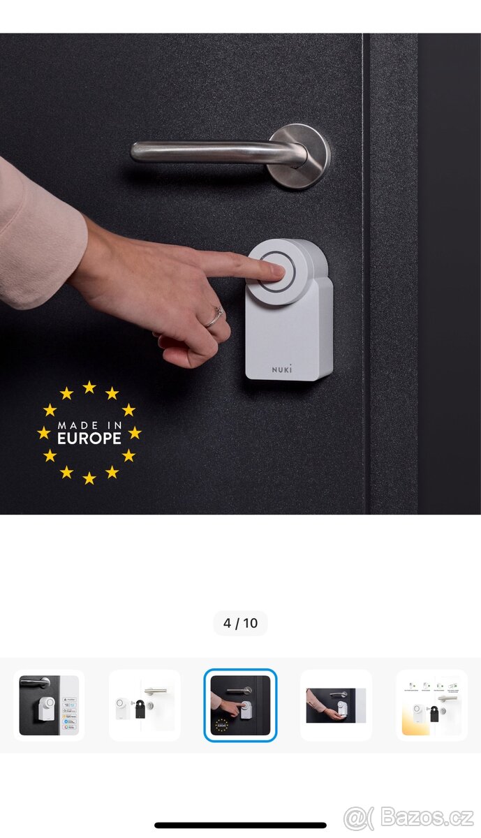Chytrý zámek vyrobený v EU