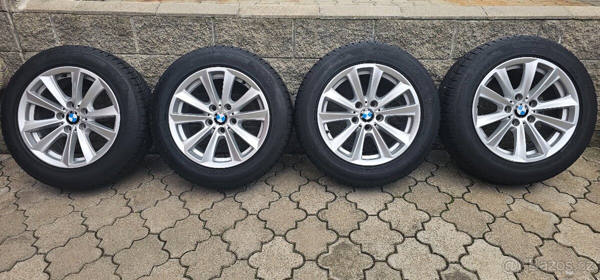 Originál alu BMW 5 5x120 225/55 R17 - zimní 8mm