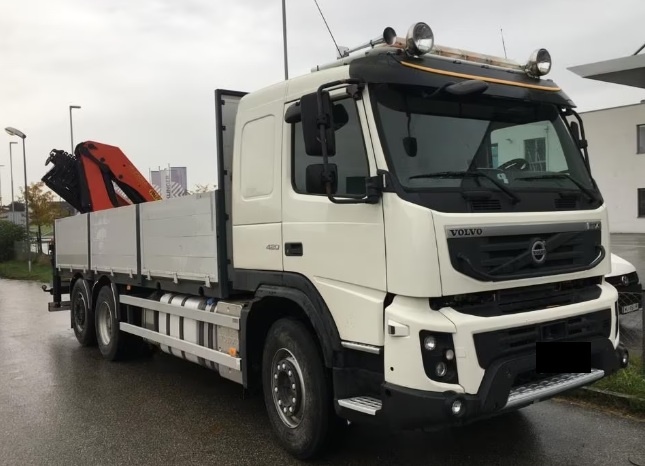Volvo FMX 420 + HNJ Palfinger PK 23002 6x2