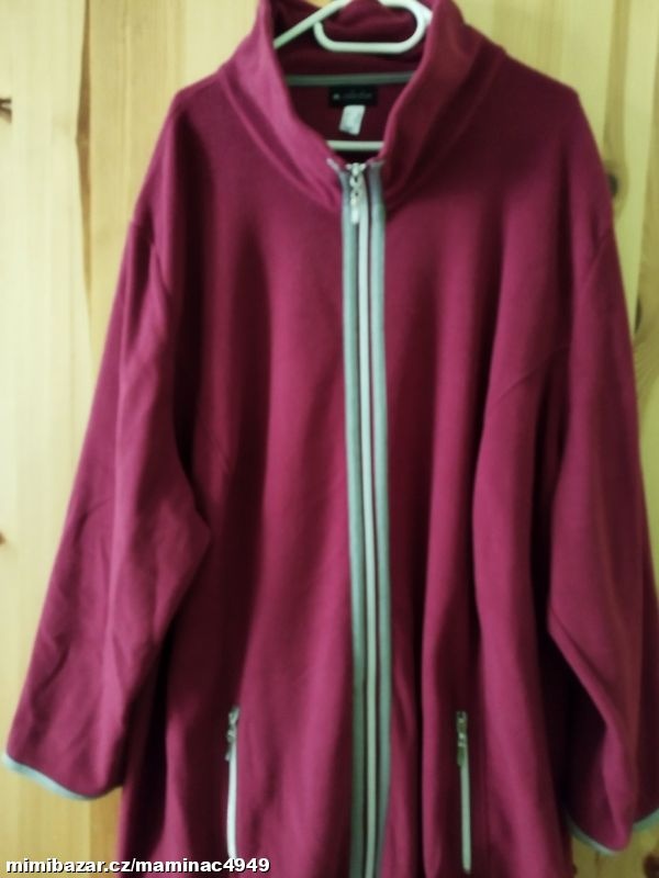 Prodám nadrozměr.dams.flis. bundu z.Klingel v.66 PC 2390,-kč