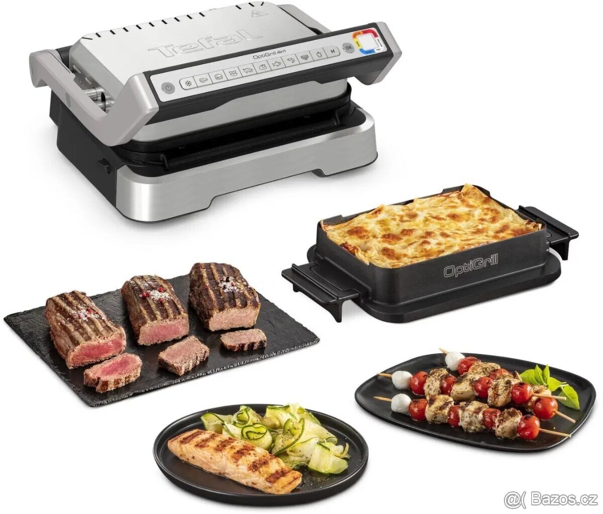 Tefal OptiGrill 4v1 GC774D30 se zapékací mísou
