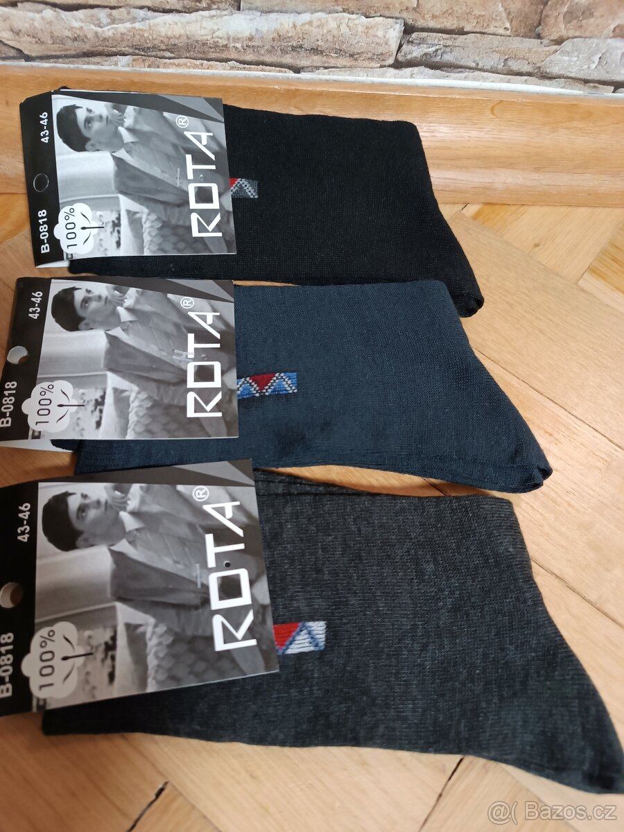 Nové pánské bavlněné ponožky 43-46