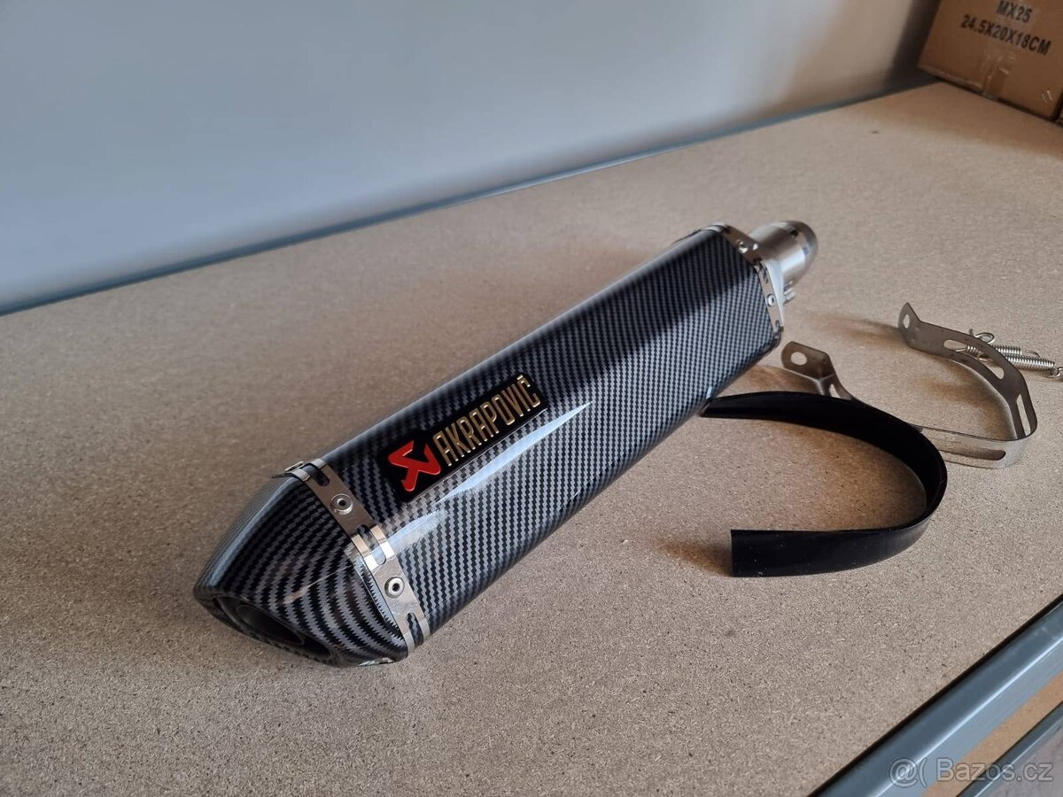Nová koncovka na výfuk "Akrapovic" - Dlouhá verze 470mm