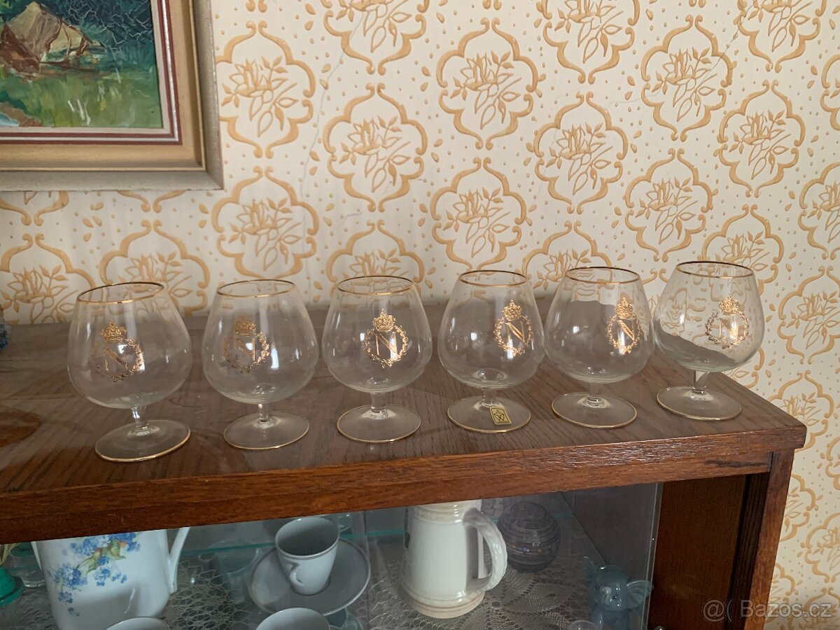 Starožitné skleničky