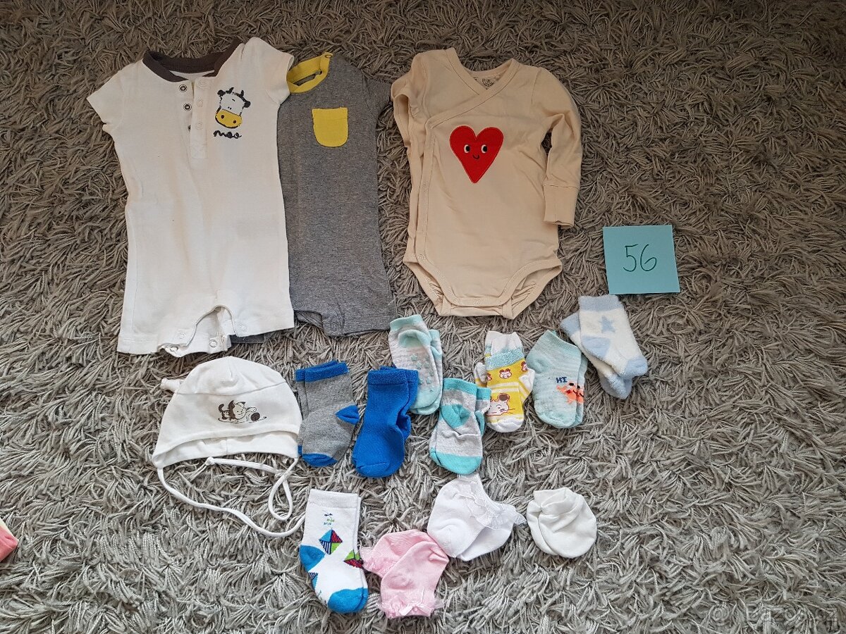 Oblečení vel. 56, holka