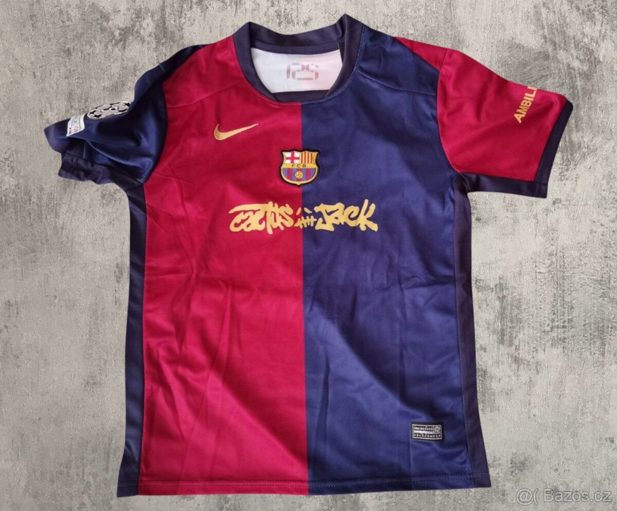 dres Yamal FC Barcelona Cactus Jack by Travis Scott