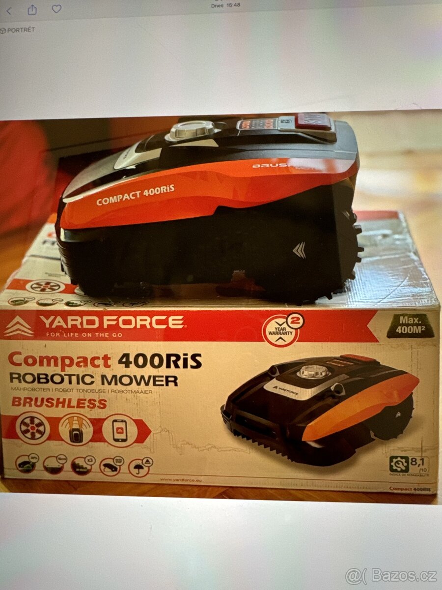 Robotická Sekačka - YARD FORCE COMPACT 400 RiS