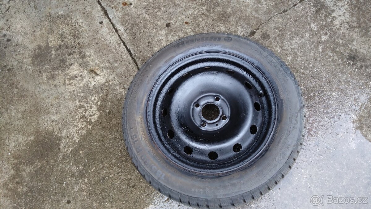 zimní 185 60 15 + DISKY 4X100 RENAULT