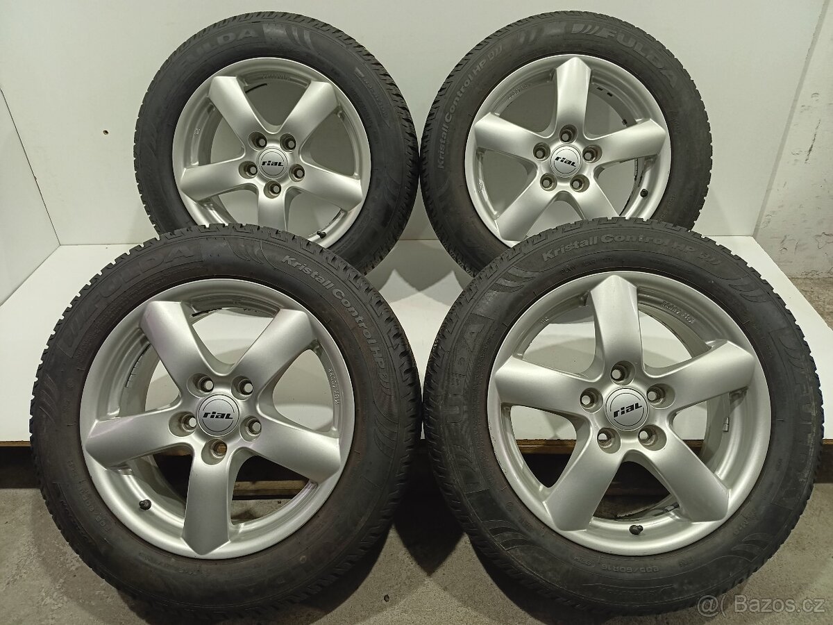 Zimní alu kola 5x112 R16 pneu 205/60/16 Fulda