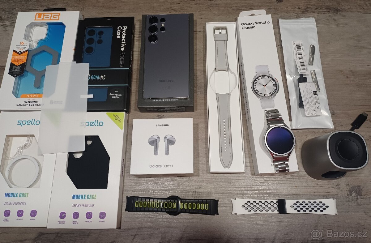 Samsung s25 ultra 1tb Watch 6 classic, buds 3.