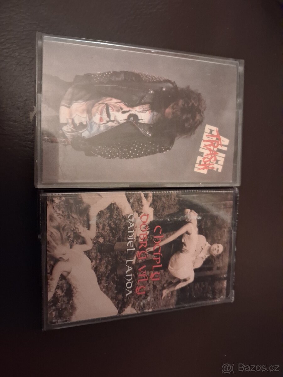 Audio kazety Daniel Landa ,Alice Cooper