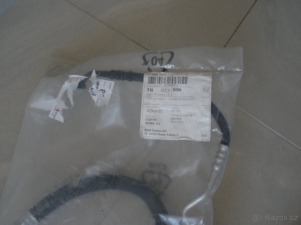 CITROEN C3.1.6.HDI. POTRUBÍ KLIMATIZACE NOVÉ.