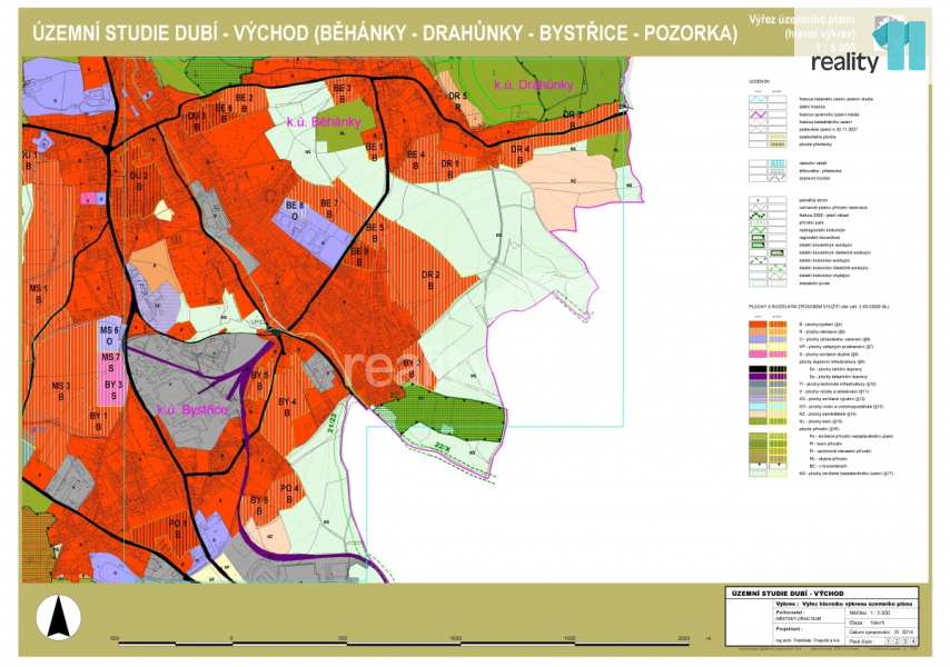Prodej stavebního pozemku, 6184m2, Dubí-Drahůnky