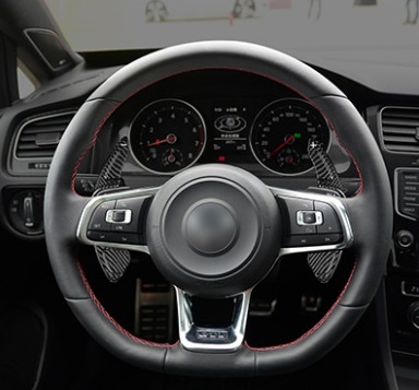 Karbonová pádla pod volant pro vozy VW Golf 7 GTI/R, Scirocc