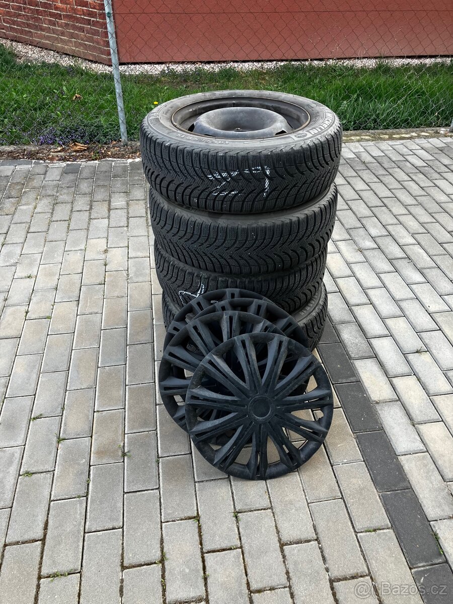 Zimní pneu - Michelin Alpin 185/65 R15 na diskoch