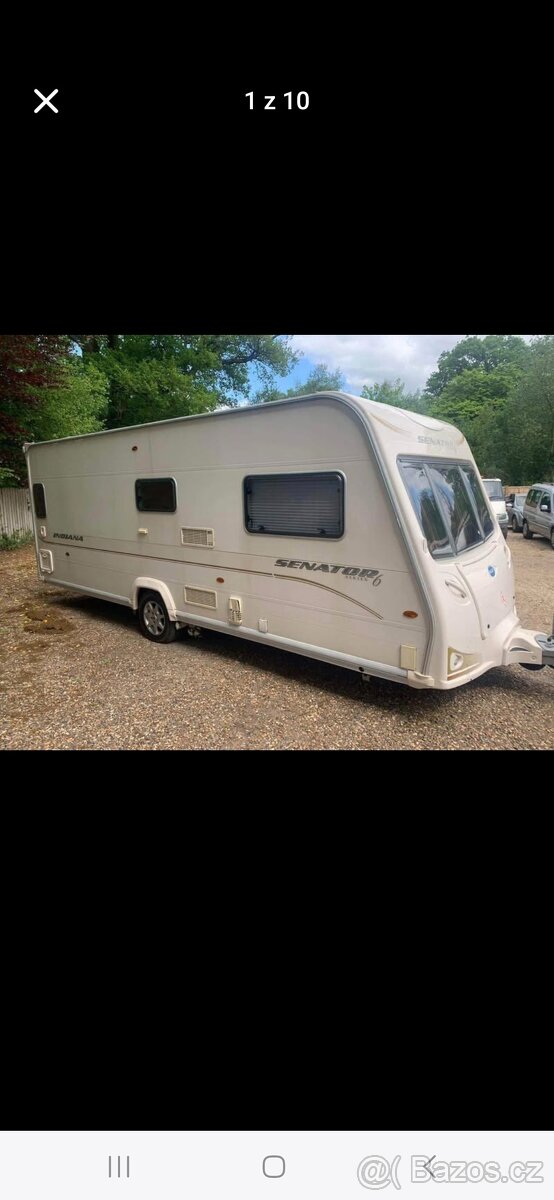 Obytný přívěs / karavan BAILEY senator series 6 RV 2008