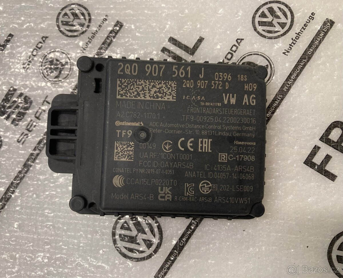 2Q0907561J ACC Radar VW / Škoda / Seat / Audi