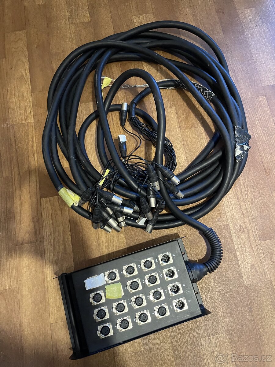 Párák - multipárový kabel na stage