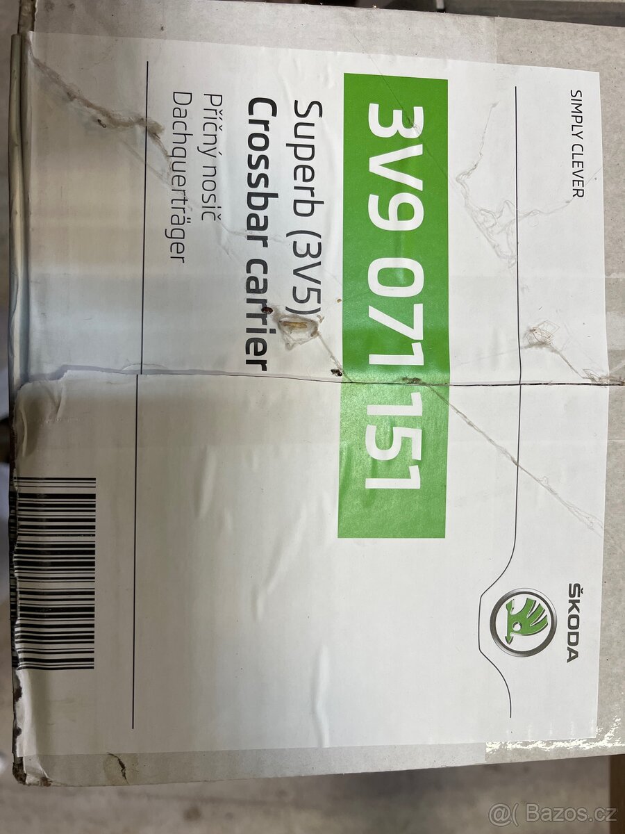 Střešní nosiče Škoda Superb 3