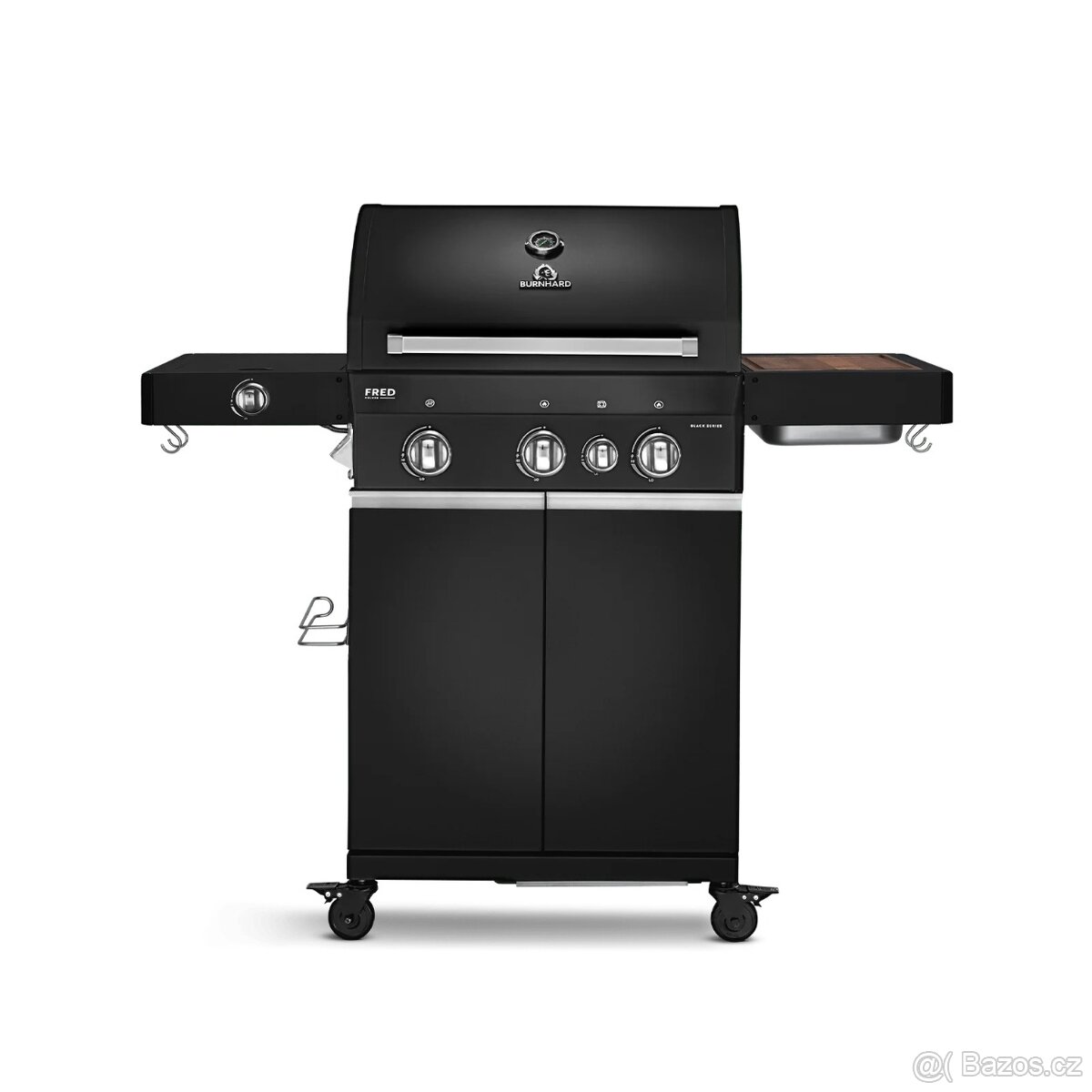 Gril Plynovy Burnhard Fred Deluxe (black),infra,mod 2023
