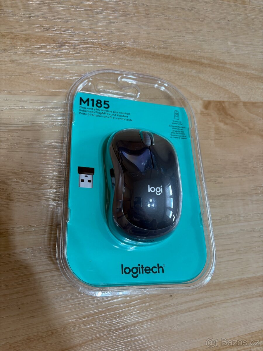 Nová bezdrátová zabalená myš Logitech M185