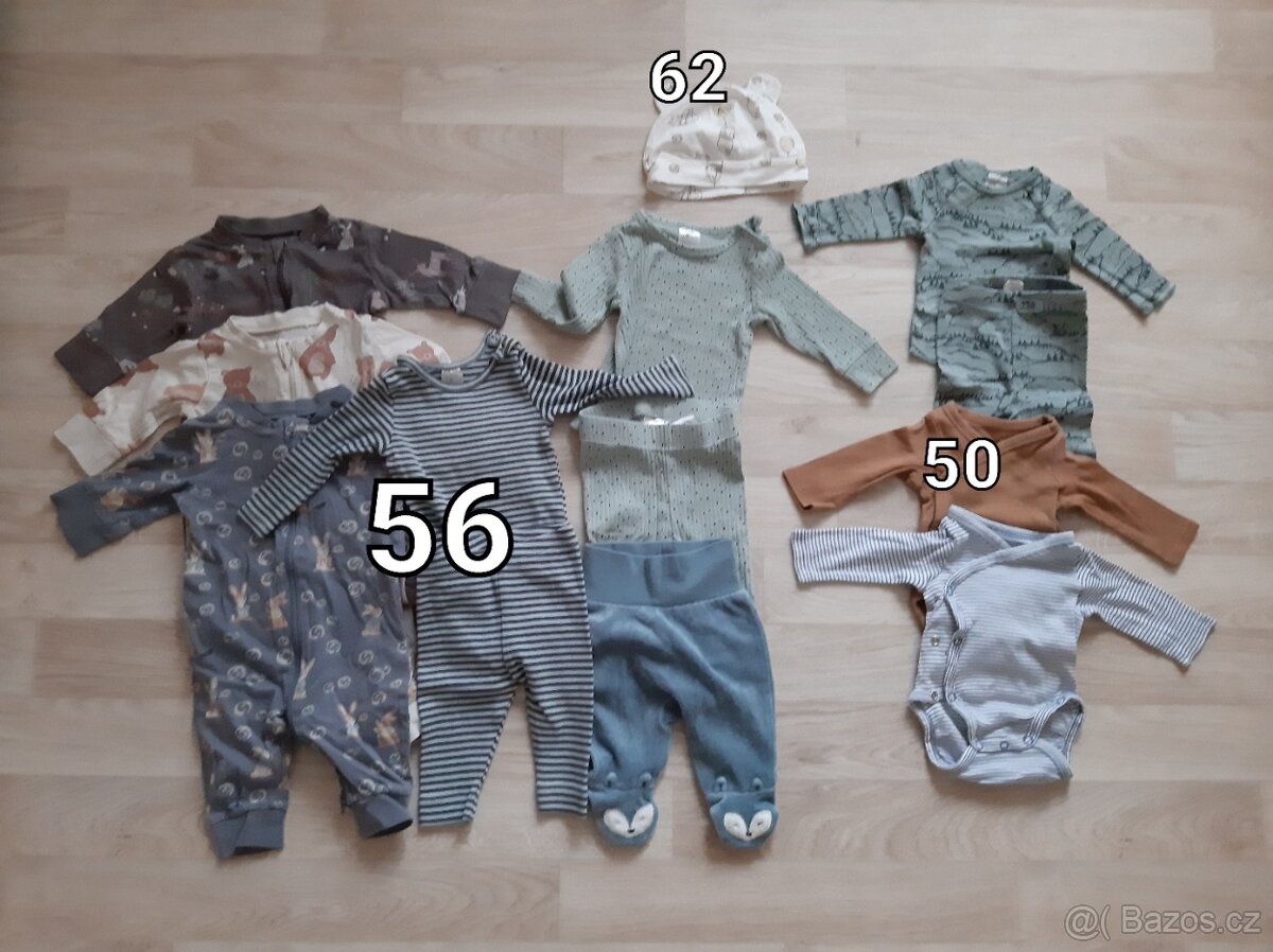 Oblečení pro miminko vel.50,56,62