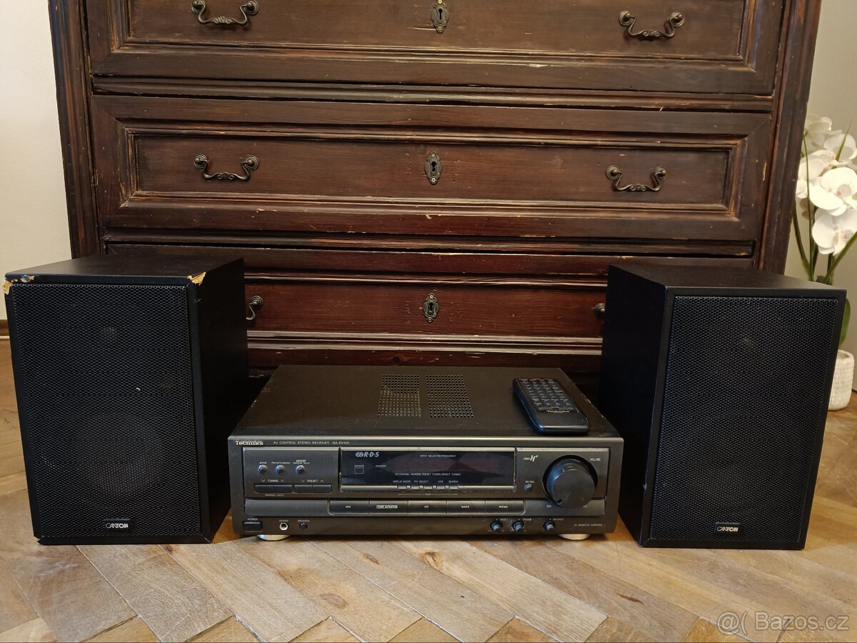 HiFi set - Technics SA-EX100 a repro Canton Fonum 250