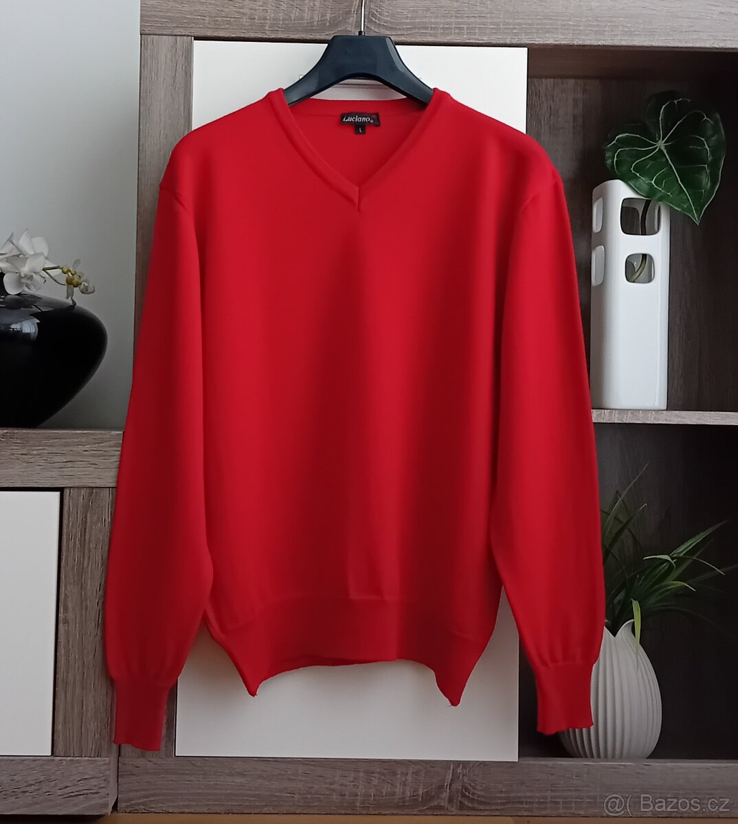 Luciano pánský svetr vel. L 100% Merino vlna nový