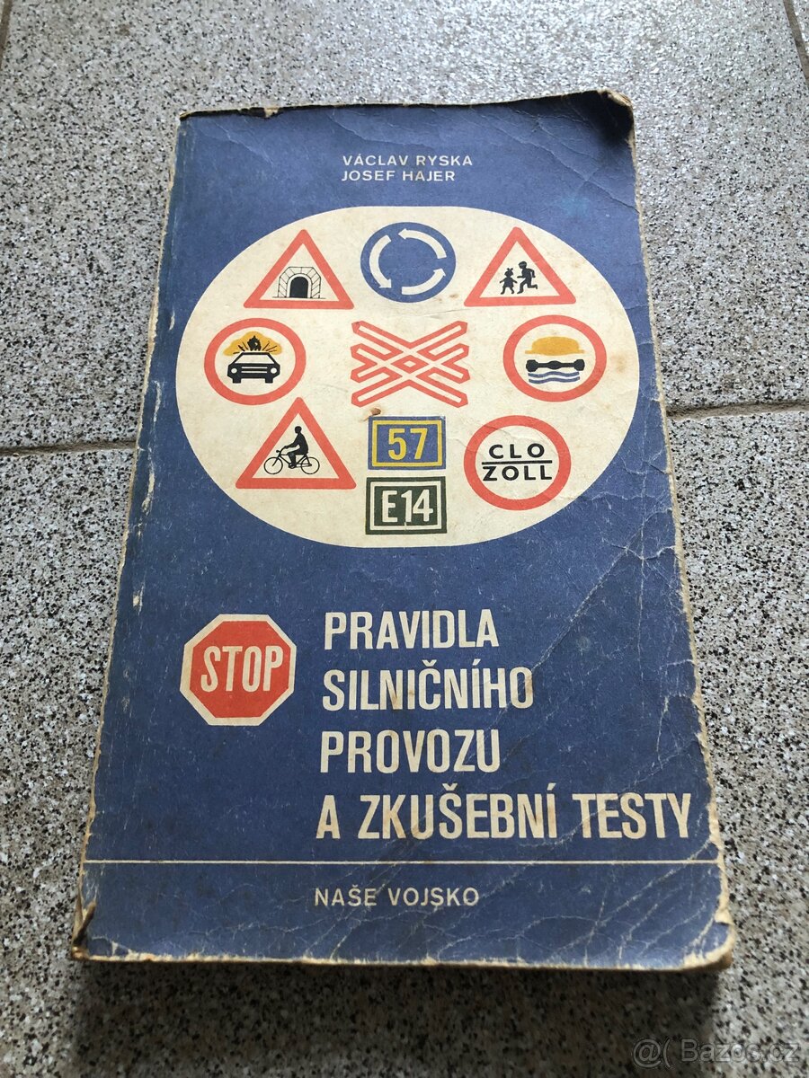 Učebnice Pravidla silničního provozu 1977.