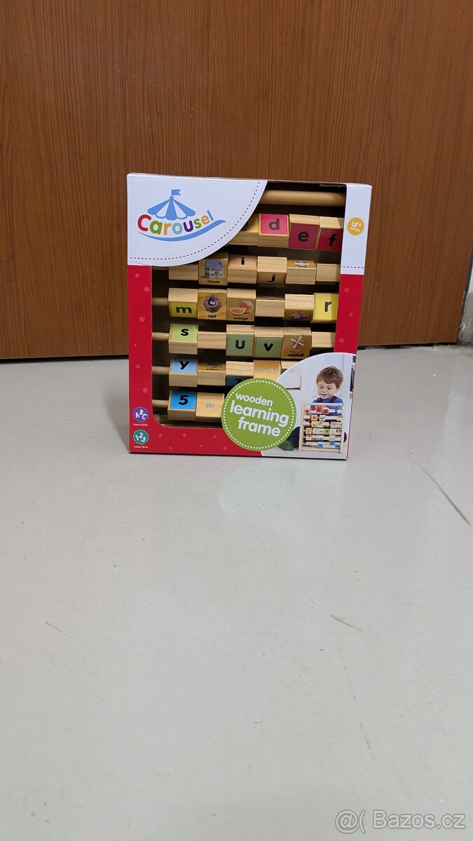 Dřevěné naučné počítadlo