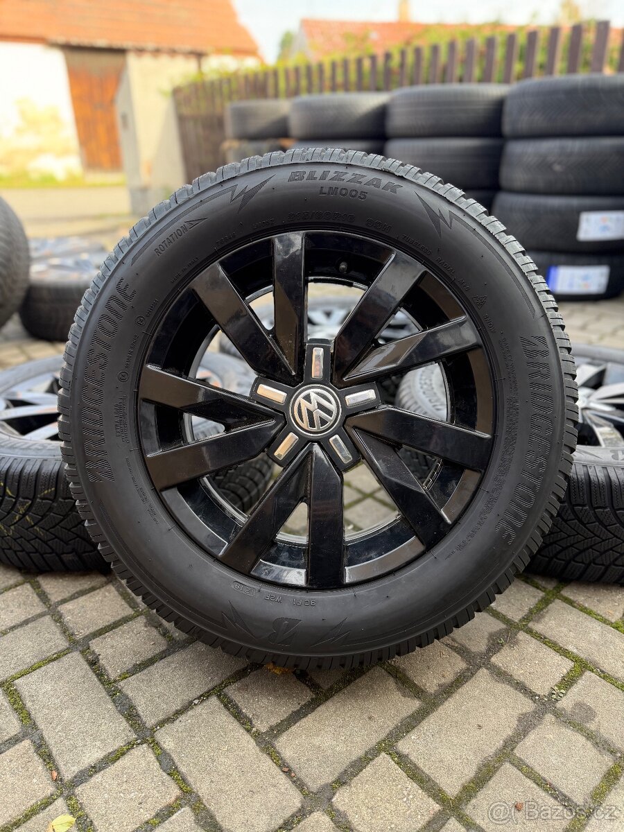 ORIGINÁL Alu Volkswagen ARAGON R16, 5x112 - TOP, ZIMNÍ