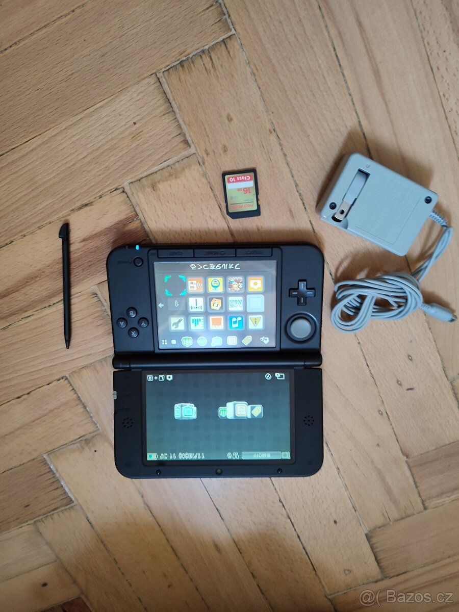 Nintendo 3DS LL černé - TOP STAV